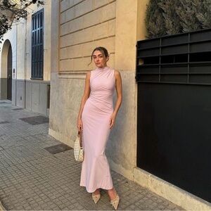 Zara Draped Midi Dress